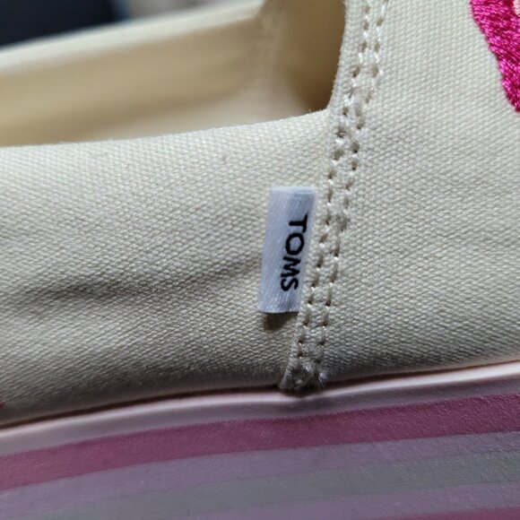 NWT TOMS - Womens Alp Platform Espadrille Size 7.5 - Picture 8 of 13